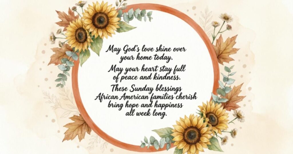 Best African American Sunday Blessings