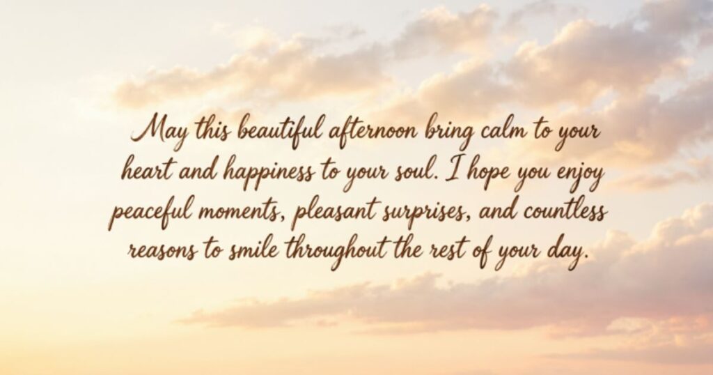 Good Afternoon Blessings