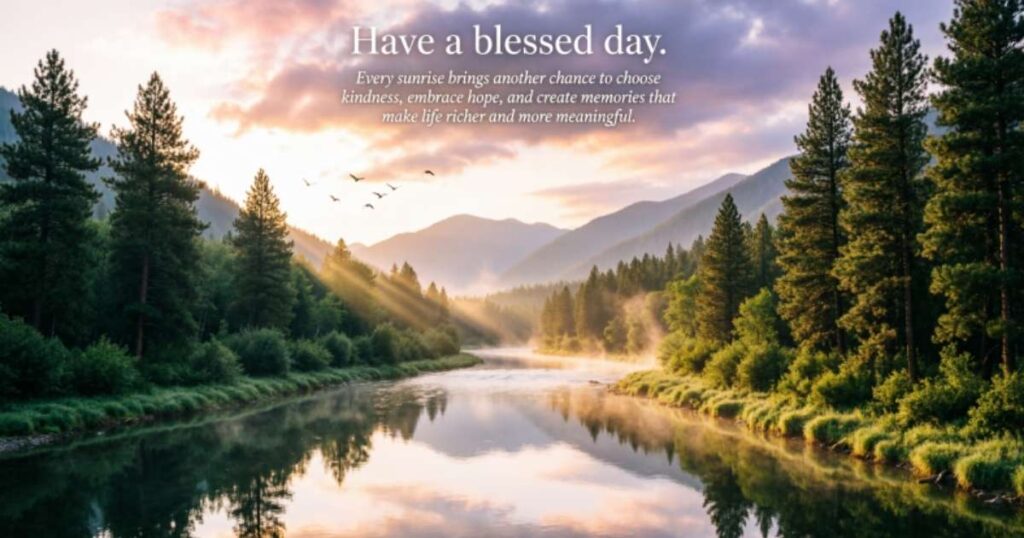 INSPIRING "HAVE A BLESSED DAY" QUOTES AND MESSAGES