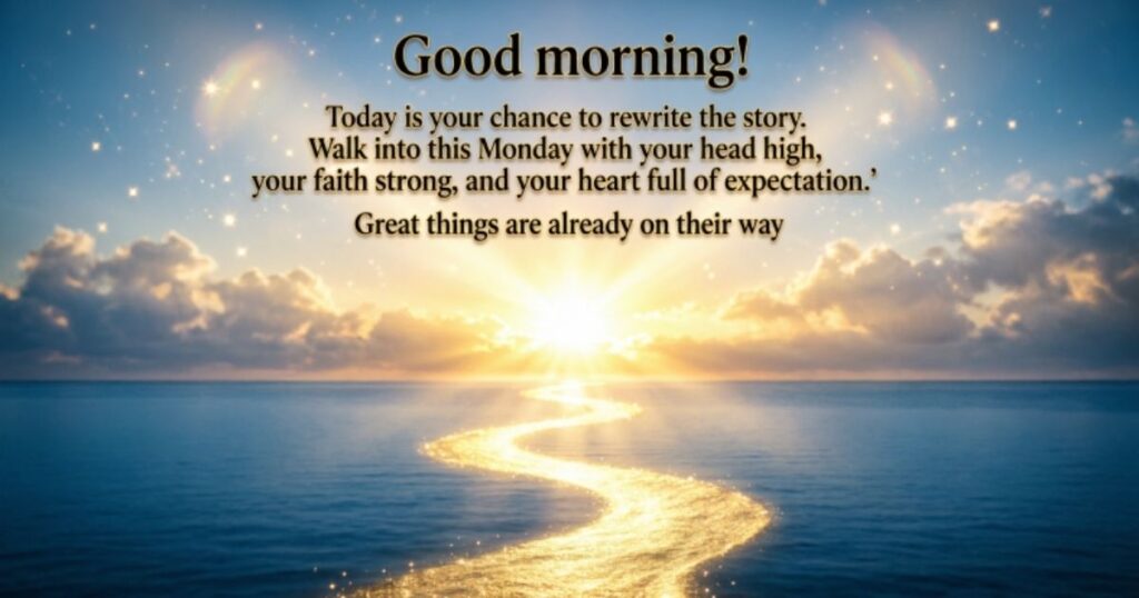 Good Morning Monday Blessings To Start Your Day Right
