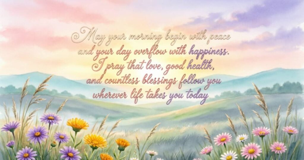 Good Morning Blessings And Prayers