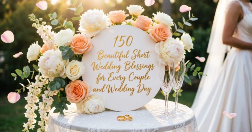 150 Beautiful Short Wedding Blessings for Every Couple and Wedding Day 