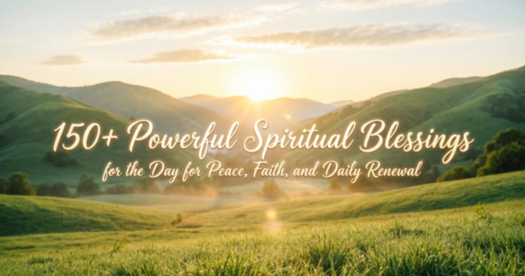 Spiritual Blessings for the Day