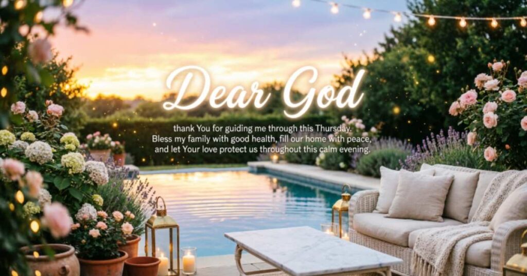 Thursday Evening Prayers And Blessings
