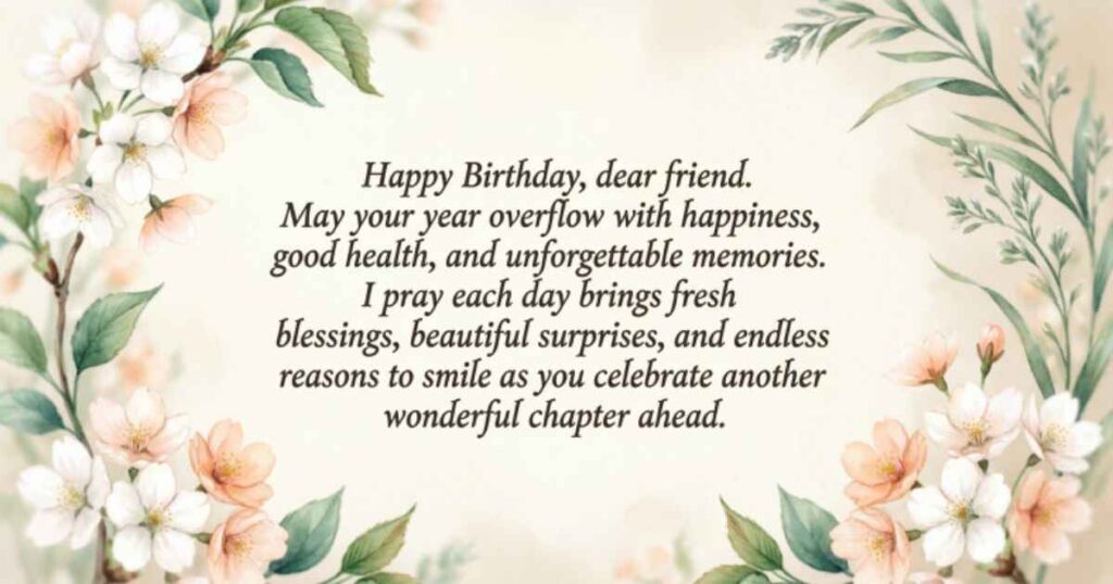 Birthday Blessing Quotes For Friends
