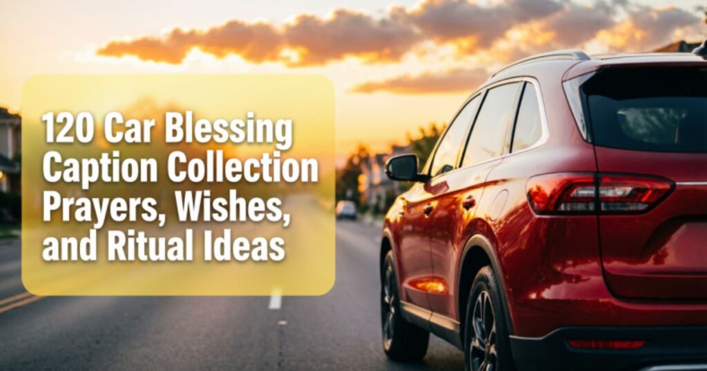 120 Car Blessing Caption Collection Prayers, Wishes, and Ritual Ideas 
