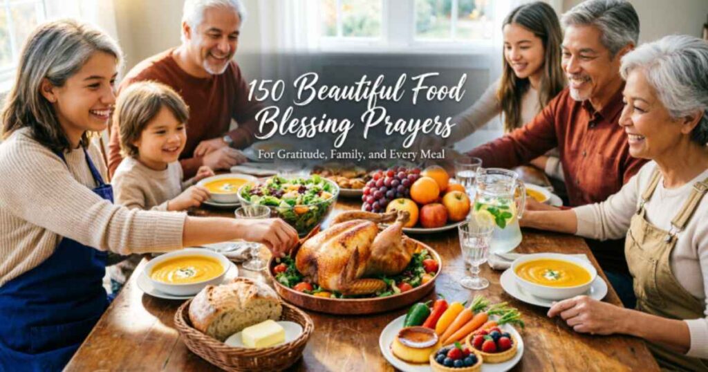 150 Beautiful Food Blessing Prayers for Gratitude, Family, and Every Meal