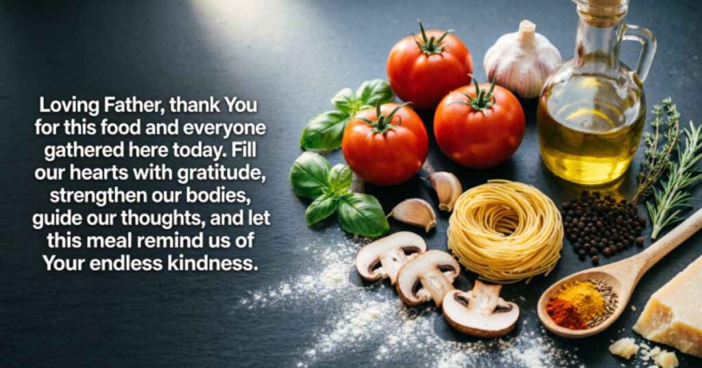 Food Prayer Blessing