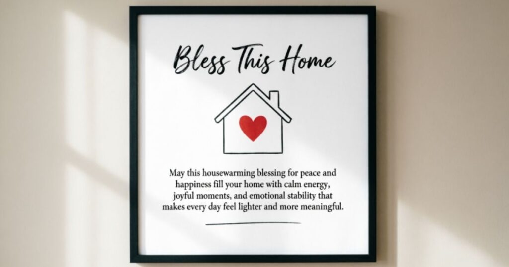 Housewarming Blessings For Peace And Happiness
