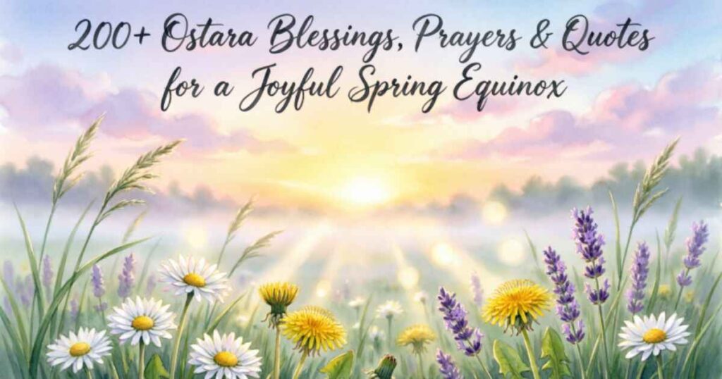200+ Ostara Blessings, Prayers & Quotes for a Joyful Spring Equinox 