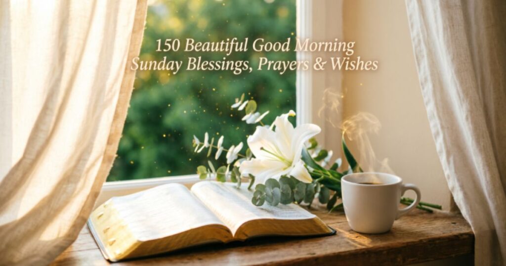 150 Beautiful Good Morning Sunday Blessings, Prayers & Wishes 