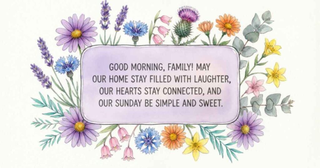 Sunday Morning Blessings and Wishes for Loved Ones