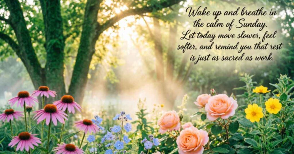Sweet & Warm Good Morning Sunday Blessings