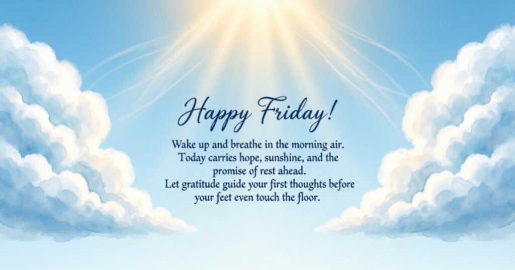 Good Morning Friday Blessings