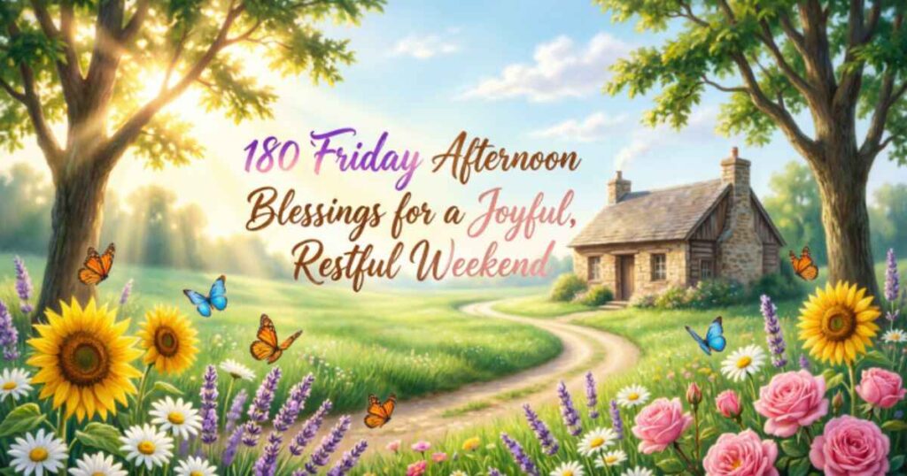 180 Friday Afternoon Blessings for a Joyful, Restful Weekend 
