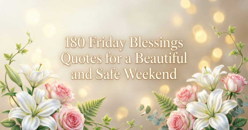180 Friday Blessings Quotes for a Beautiful and Safe Weekend 