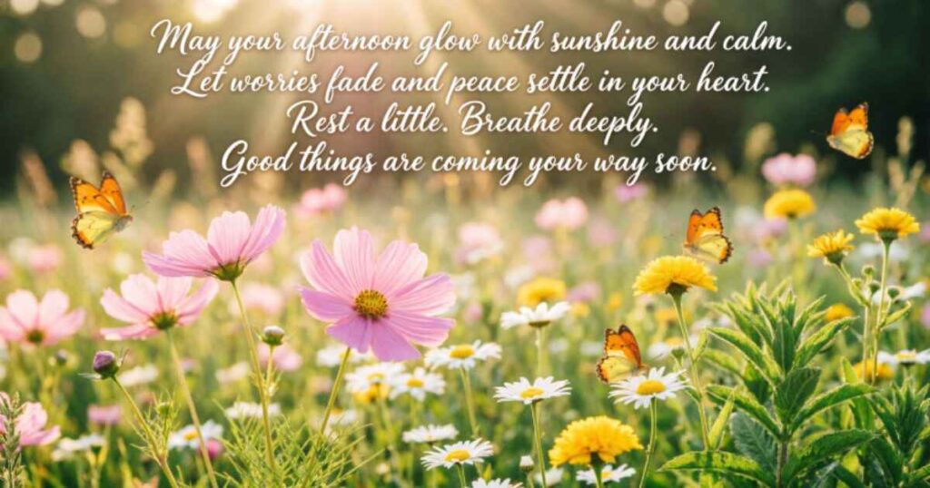 BEAUTIFUL GOOD AFTERNOON BLESSINGS