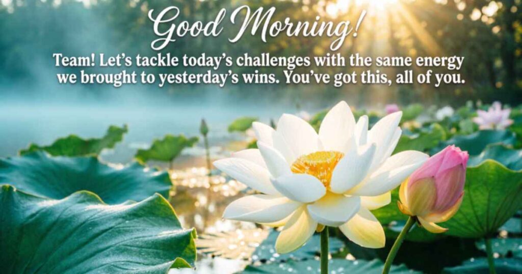 MOTIVATING GOOD MORNING WISHES FOR COWORKERS