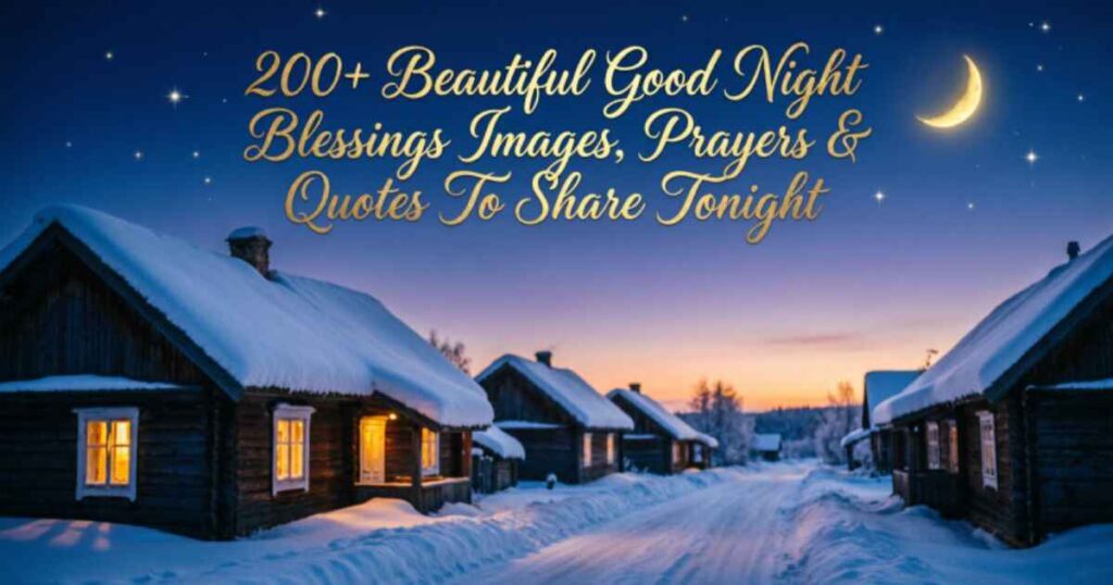 200+ Beautiful Good Night Blessings Images, Prayers & Quotes To Share Tonight 