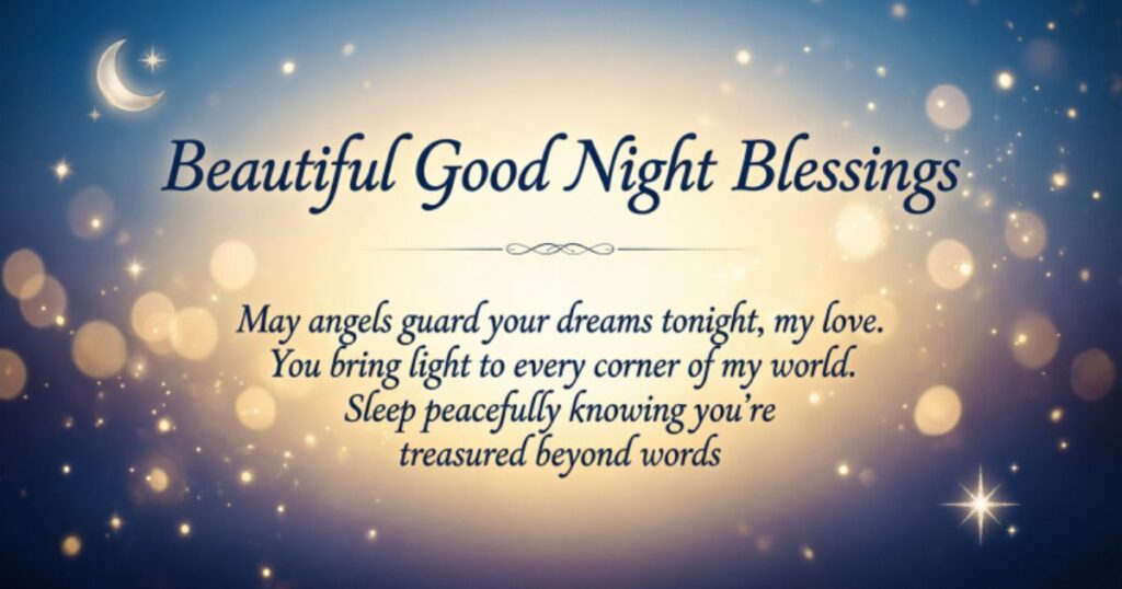 GOOD NIGHT BLESSINGS FOR HER