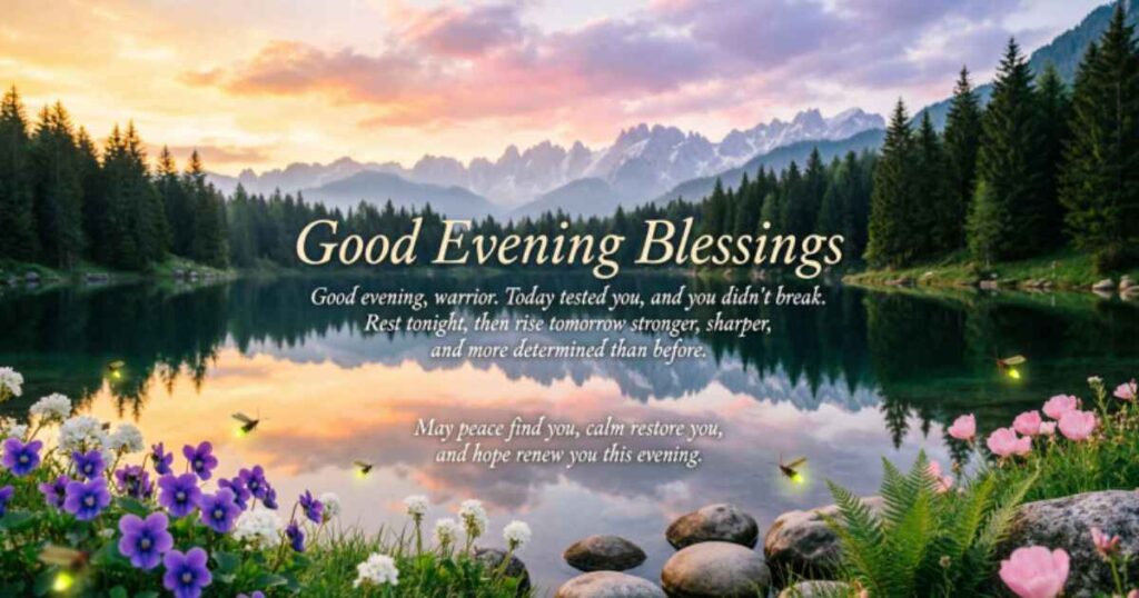 MOTIVATIONAL AND POWERFUL GOOD EVENING BLESSINGS