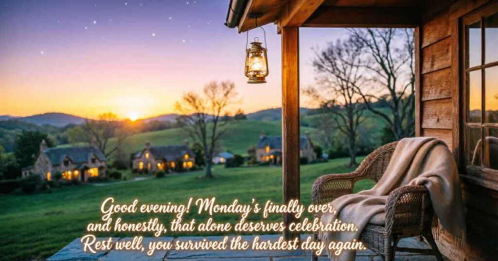 WEEKDAY-SPECIFIC GOOD EVENING BLESSINGS
