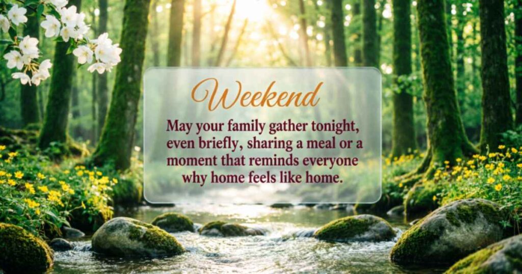 FRIDAY BLESSINGS FOR FAMILY