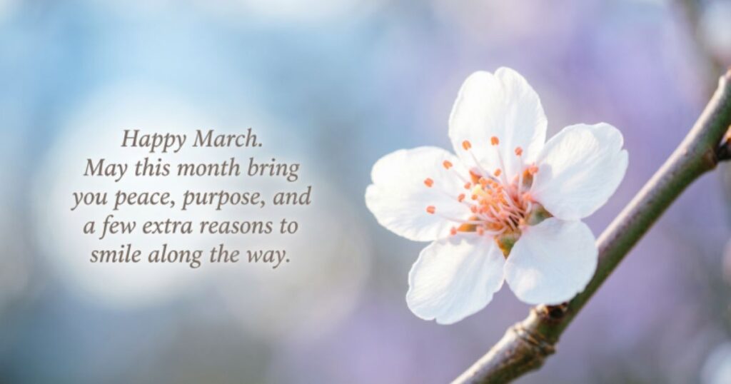 Short March Blessings Messages For Social Media And Texts