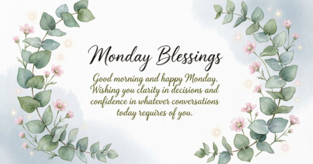 MONDAY GREETINGS AND WISHES
