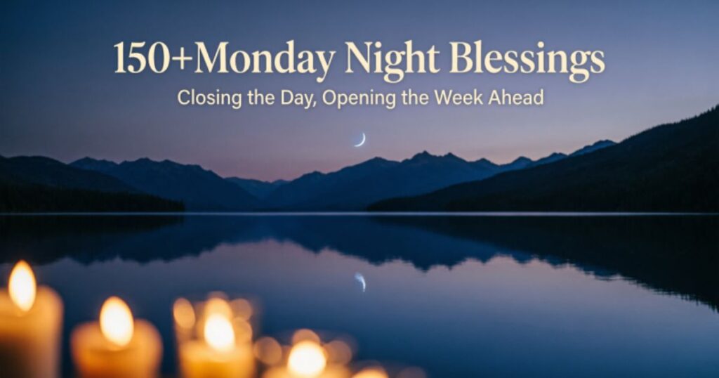 150+Monday Night Blessings | Closing the Day, Opening the Week Ahead 