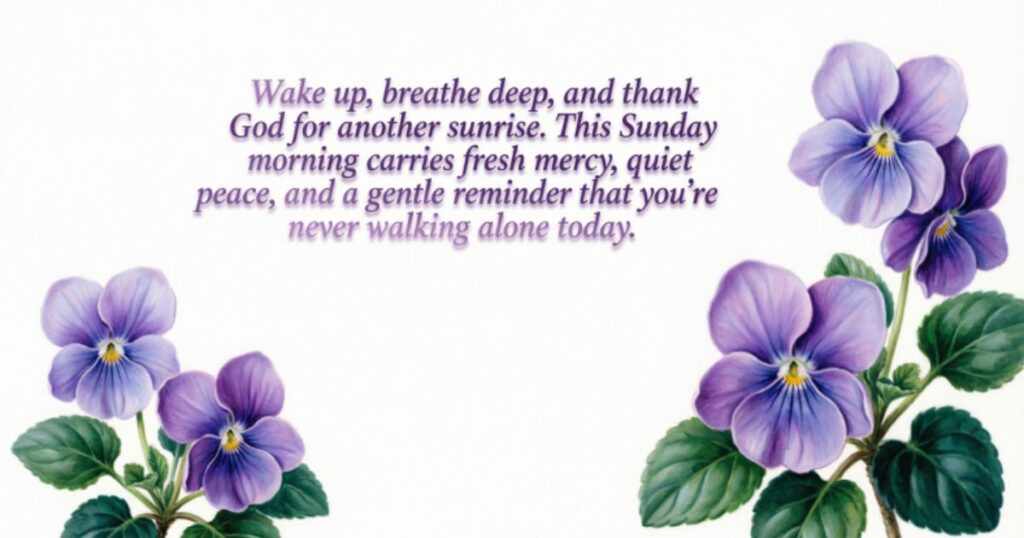Short Sunday Morning Blessings