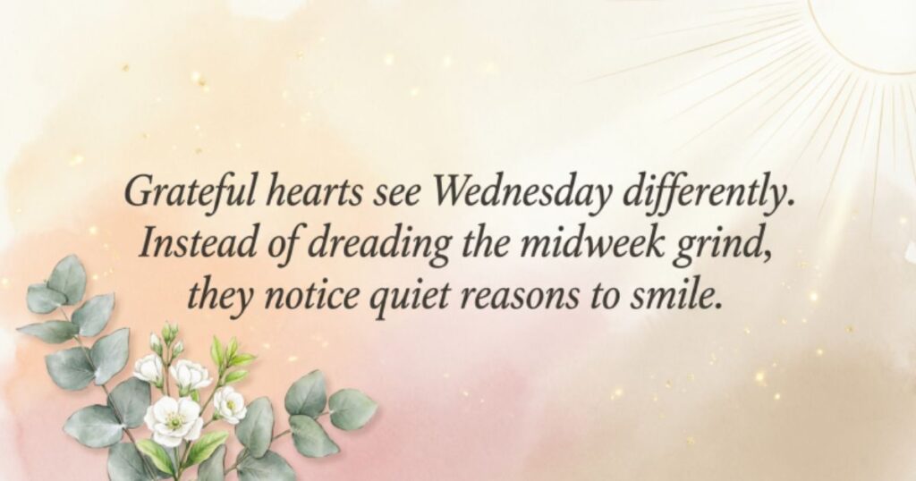 POSITIVE AND GRATEFUL WEDNESDAY BLESSINGS