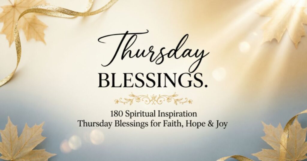 180 Spiritual Inspiration Thursday Blessings for Faith, Hope & Joy 