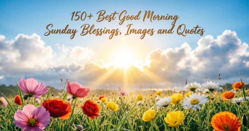 150+ Best Good Morning Sunday Blessings, Images and Quotes 