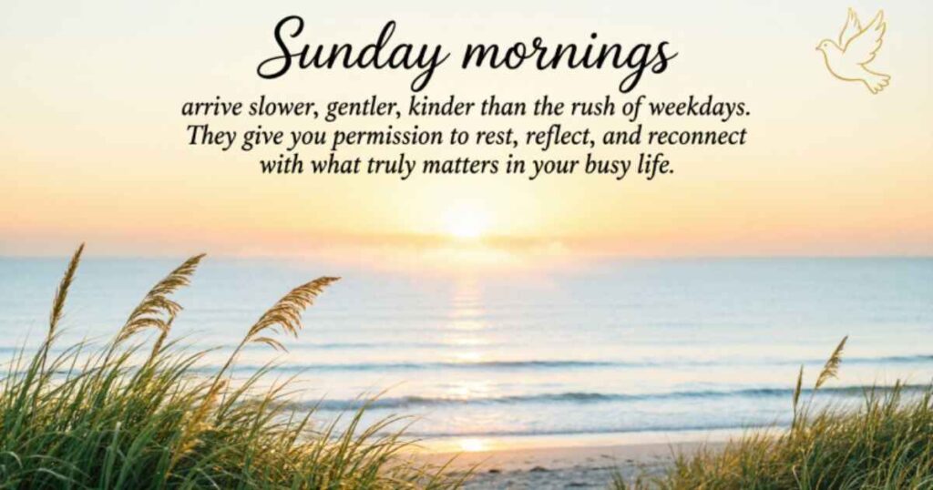 SUNDAY MORNINGS SPECIAL