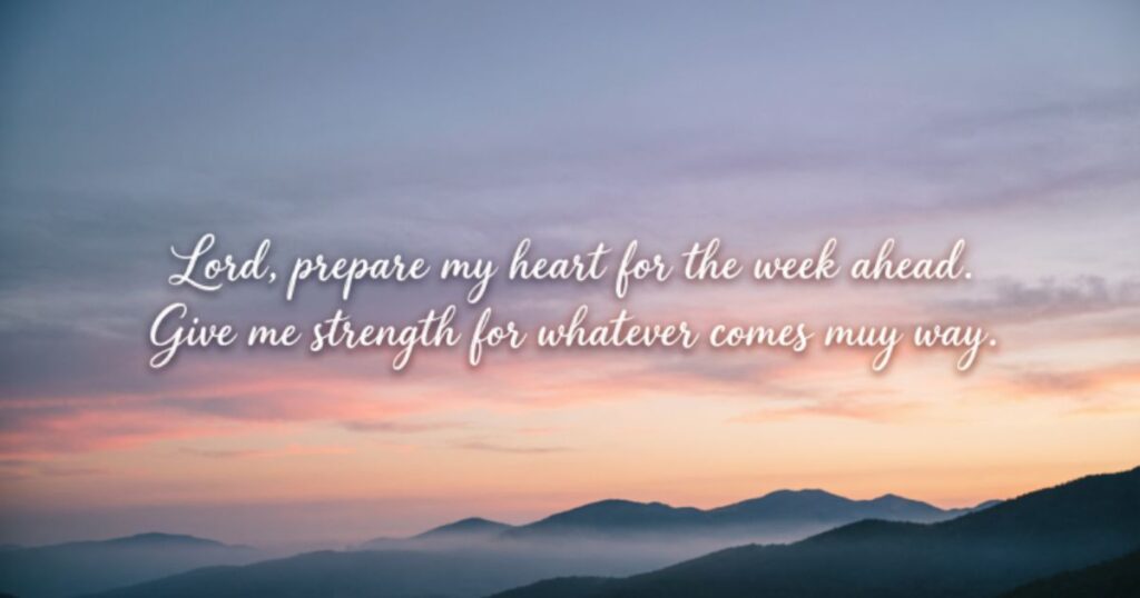   POWERFUL EVENING PRAYERS FOR A BLESSED WEEK AHEAD