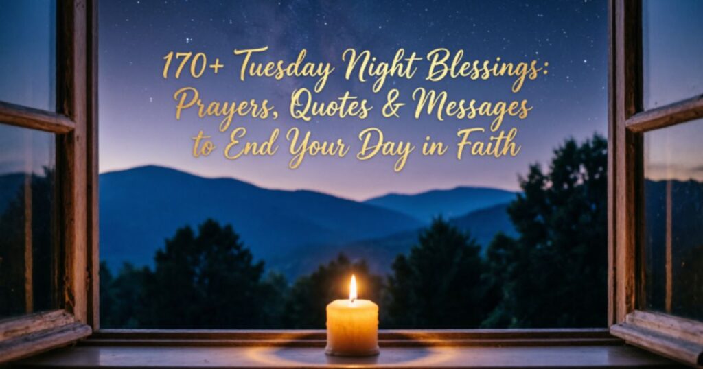 170+ Tuesday Night Blessings: Prayers, Quotes & Messages to End Your Day in Faith 