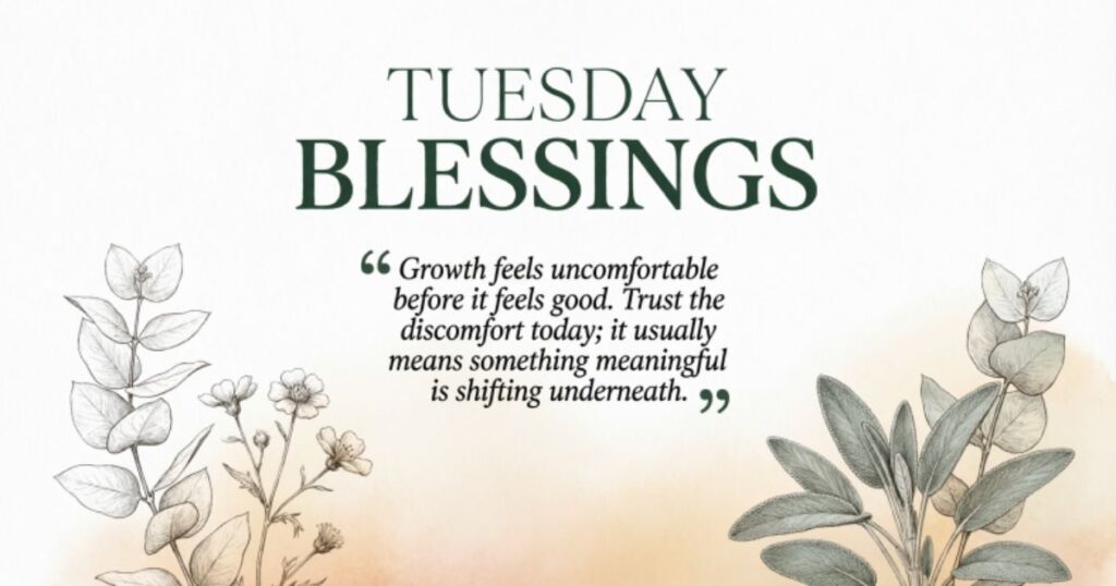 TUESDAY BLESSINGS FOR SPIRITUAL AND PERSONAL GROWTH
