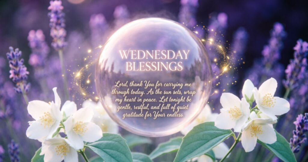 WEDNESDAY EVENING BLESSINGS AND PRAYERS
