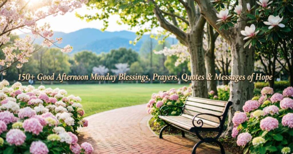 150+ Good Afternoon Monday Blessings, Prayers, Quotes & Messages of Hope 