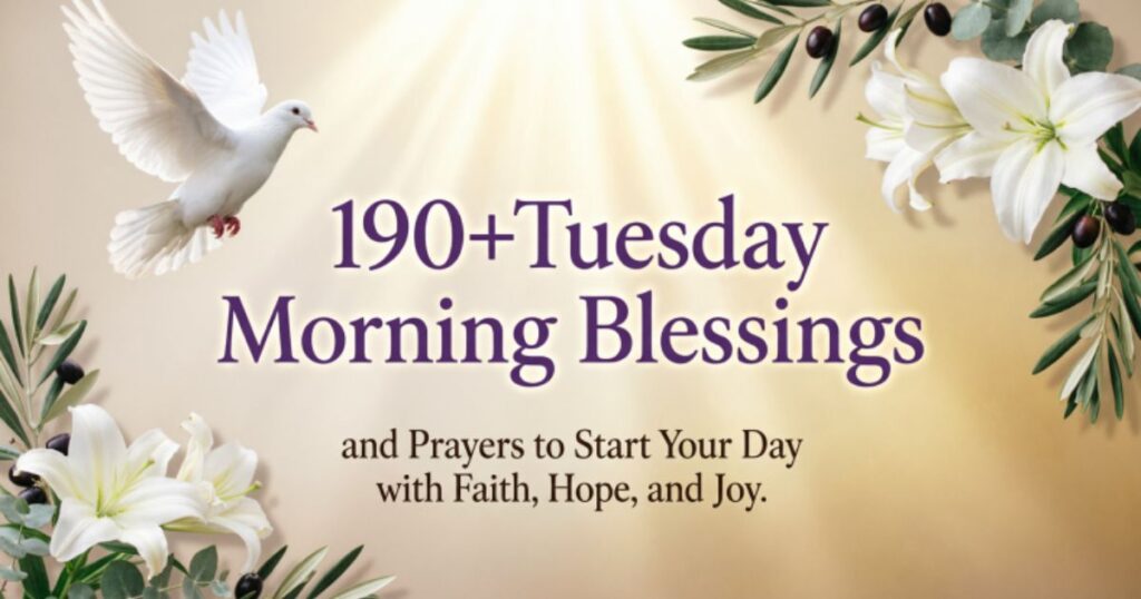 190+Tuesday Morning Blessings and Prayers to Start Your Day with Faith, Hope, and Joy 