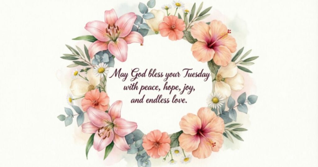 Short Good Morning Tuesday Blessings
