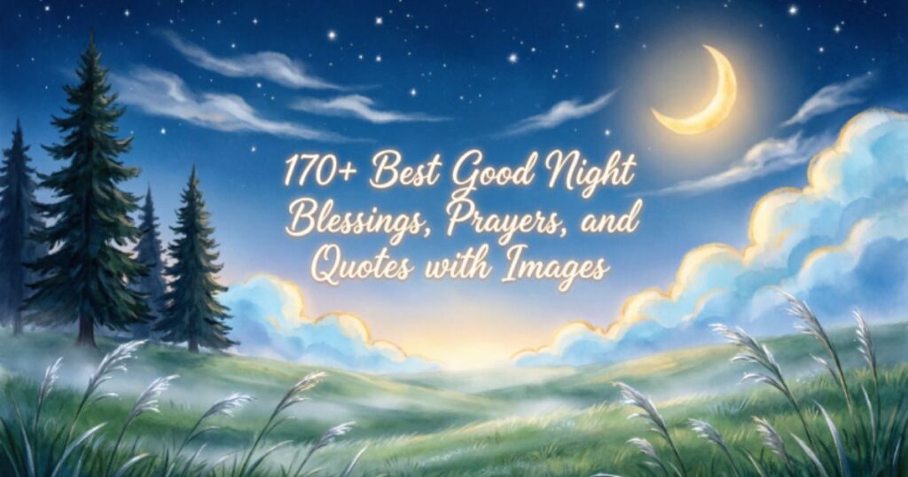 170+ Best Good Night Blessings, Prayers, and Quotes with Images 