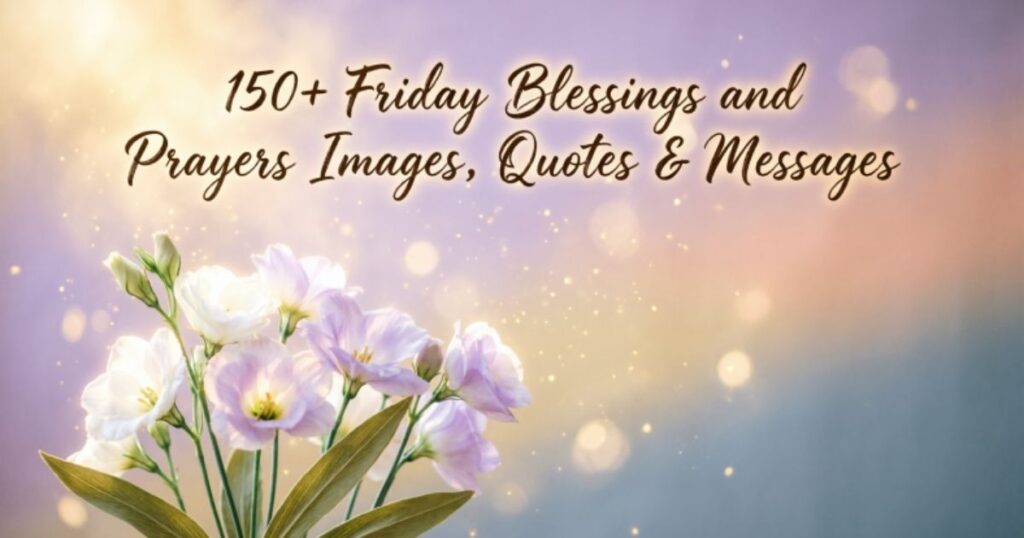 150+ Friday Blessings and Prayers Images, Quotes & Messages 