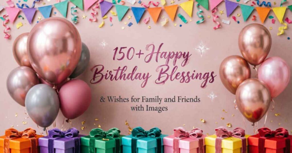 150+Happy Birthday Blessings & Wishes for Family and Friends with Images 