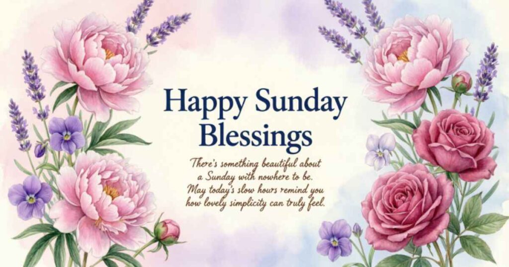 Beautiful Sunday Blessings