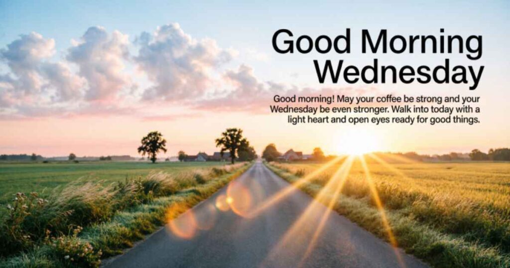 Beautiful Good Morning Wednesday Blessings