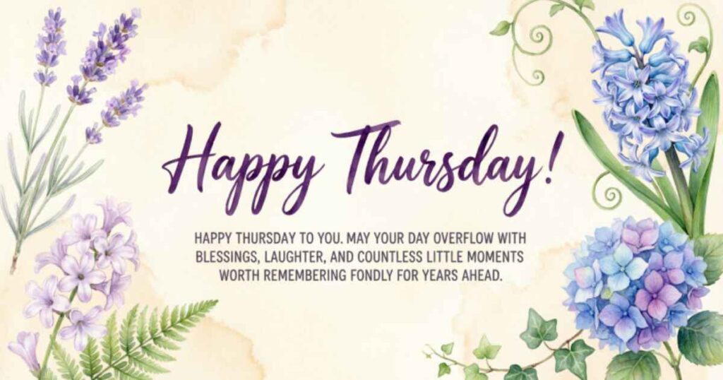 HAPPY AND BLESSED THURSDAY QUOTES