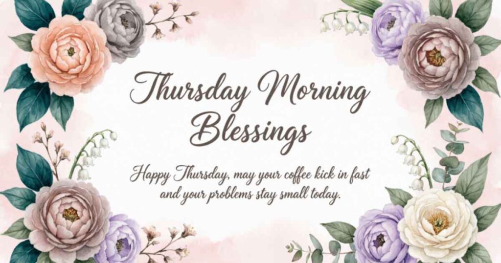 SHORT THURSDAY BLESSINGS AND ONE-LINERS
