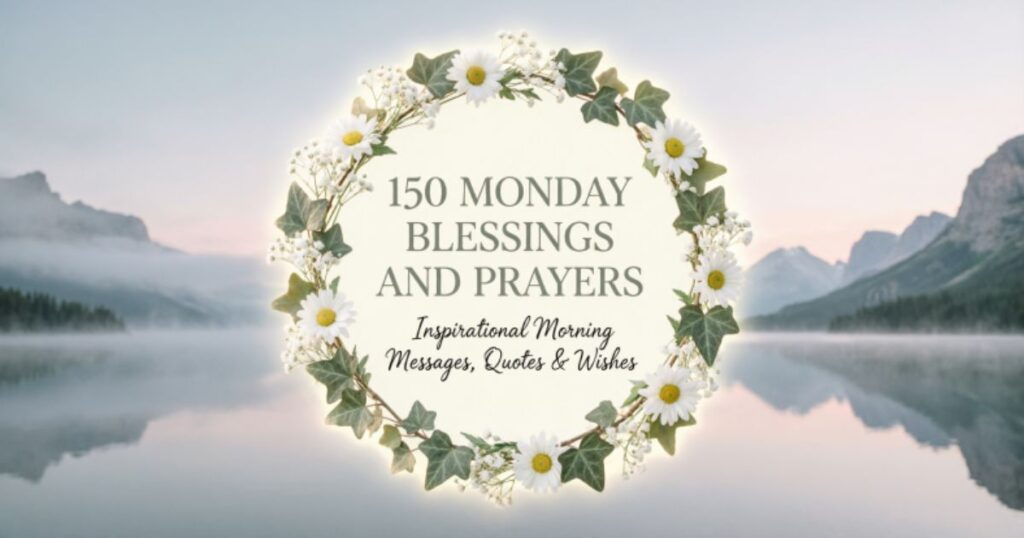 150 Monday Blessings And Prayers, Inspirational Morning Messages, Quotes & Wishes 